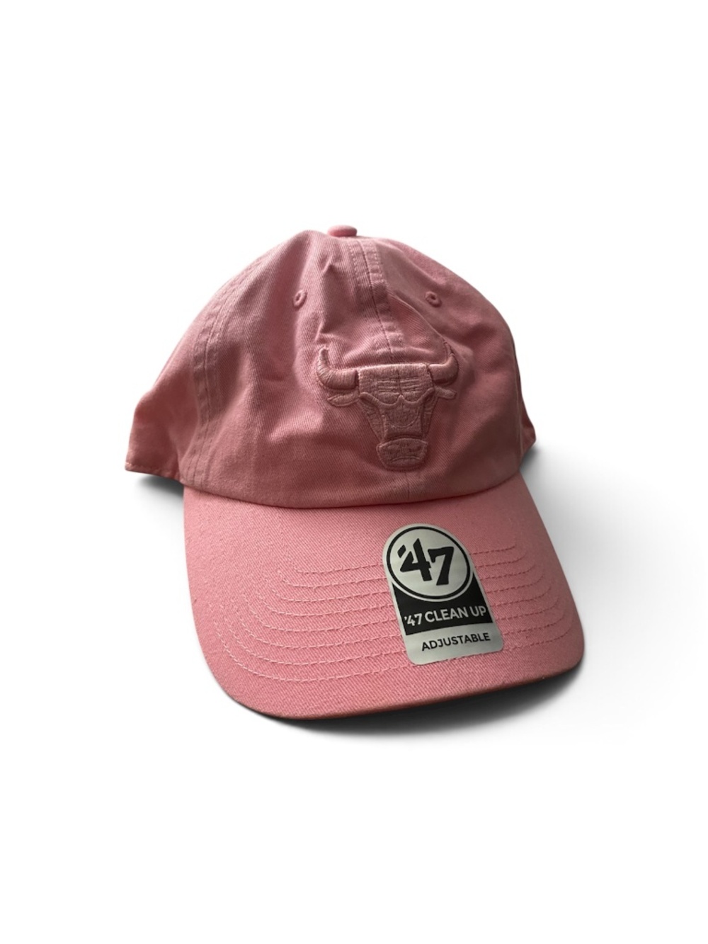 ’47 Brand Chicago Bulls Clean Up Pink Adjustable Dad Hat OSFA